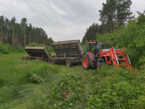 Kubota M5091 + Przyczepy