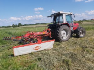 Kuhn GA 4121 GM i Massey Ferguson 3050