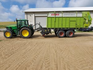 Claas quantum 5500s i John deer 6920 