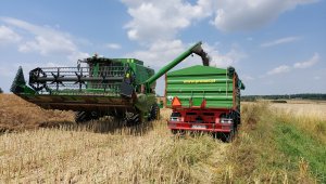 John Deere 1470 i rzepak LG ambasador