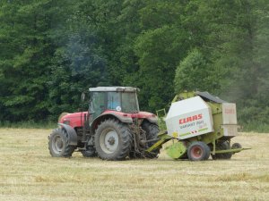 Massey Ferguson 8220 | Claas Variant 260