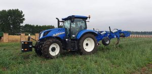 New Holland T6.125S & Głębosz Landstal GSC