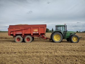 John Deere 6910s + Brimont EURO 140