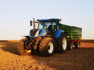 New Holland T7.215s, Pronar pt612