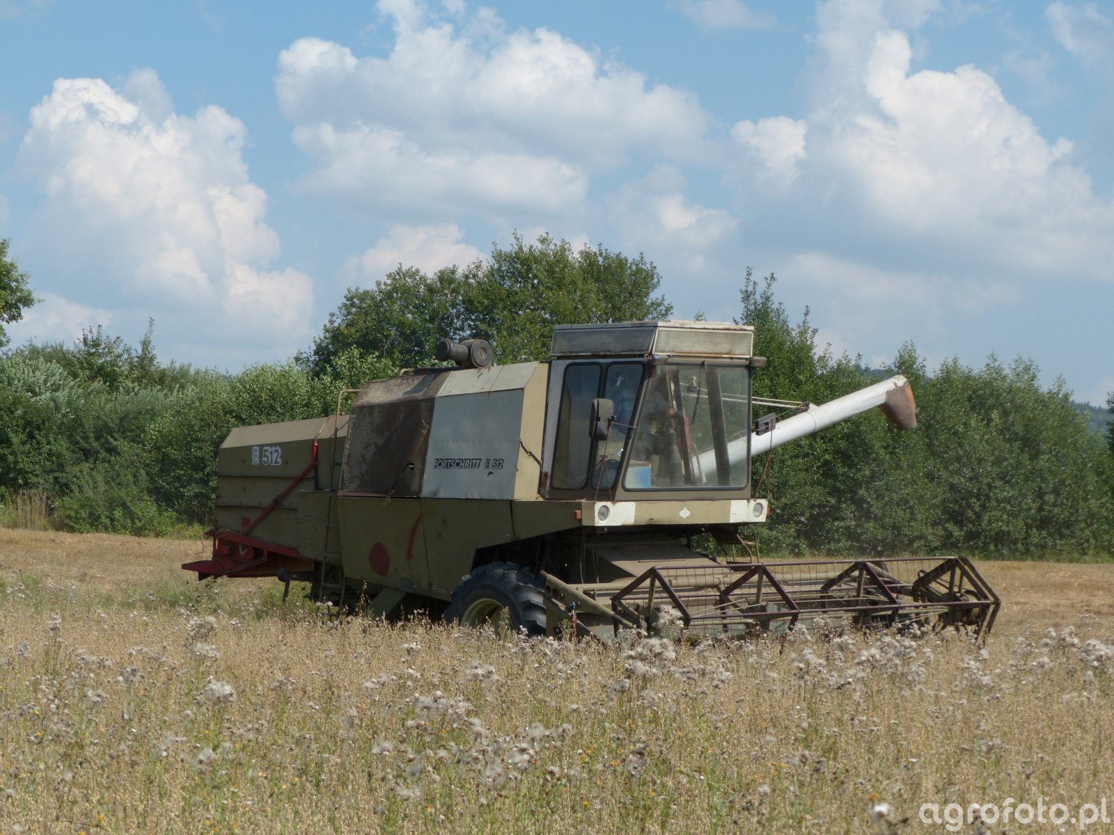 Kombajn Fortschritt E 512 - Fotka #806061 - Galeria Rolnicza Agrofoto