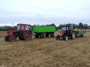 Mtz 82 & Przyczepa dwuosiowa & Ursus C-360 & Przyczepa jednoosiowa