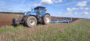 New Holland T7 i Lemken Diamant