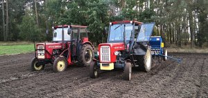 Ursus C-360 i Poznaniak 3m
Ursus C-360 i agregat 2,1m