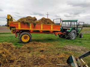 Ursus C-4011 4x4 z rozrzutnikiem Record