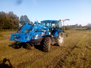 New Holland T 5.85 & samasz z 350