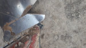 Dłuto wbiło się w lemiesz