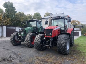 Massey Ferguson 7480 & Fendt 818