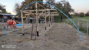 Tunel foliowy- konstrukcja nośna