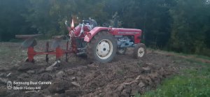 Ursus C-355 i pług obrotowy Muller