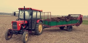 Ursus C-330M &Rozrzutnik obornika