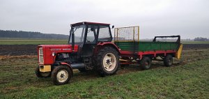 Ursus C-360 i rozrzutnik Czarna Białostocka