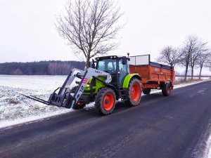 Claas Ares 557 Atz + Sodimac 