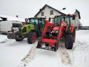 Claas Arion 410 & Kubota M4062 MX U406