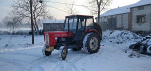 Ursus C-360 i widły do bel