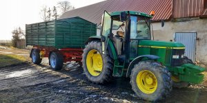 John Deere 6310 & Przyczepą HW80.11