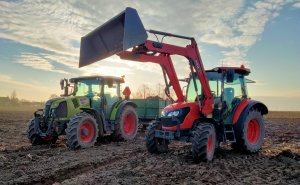 Claas Arion 410 & Kubota M4062 MX U406