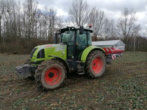 Claas arion 610 + Kverneland TL GEOSPREAD