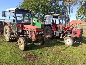 Zetor 5718+cyklop zetor 7211+rozrzutnik