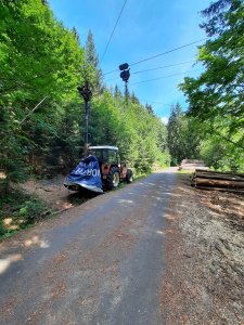 Zetor 7245 + maszt leśny