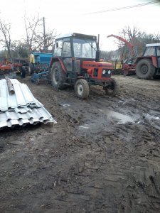 Zetor 7211 i agregat uprawowo siewny