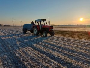 Zetor i beczkowóz