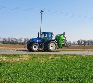 New Holland T6.145 + TOLMET XSARA 1215