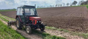 Zetor 5211 i agregat uprawowy Bomet 2,8 m - uprawa pod fasolę