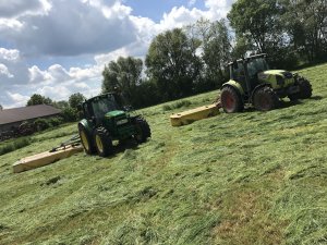 John Deere 6230 Premium & Claas Arion 420