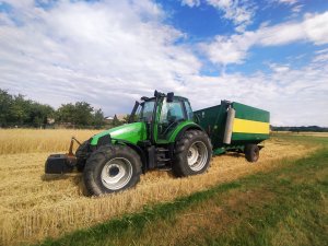 Deutz-Fahr Agrotron 6.30S + Przyczepa przeładowcza 