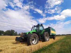 Deutz-Fahr Agrotron 6.30S + Przyczepa przeładowcza