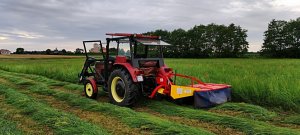 Ursus C-360  i kosiarka rotacyjna Z-178