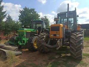 Renault 155.54 Turbo TZ16 i John Deere 3350 Turbo