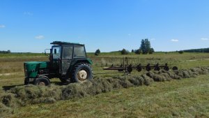 Ursus c360 i zgrabiarko-przetrząsarka