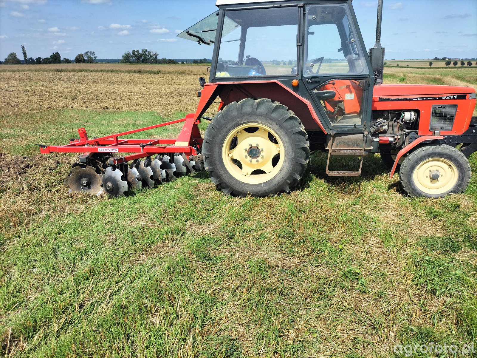 Zetor 5211 & brona talerzowa Strumyk 2m Obrazek, fotka, zdjecie
