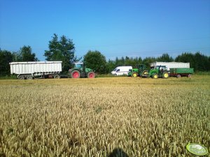 Fendt 927 Vario TMS + John Deere 6830