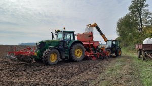 John Deere 6195M I Kuhn Sitera 3030