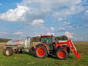 Kubota M5091 + Pomot