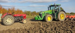 Ursus C-360 3P  & John Deere 8370R