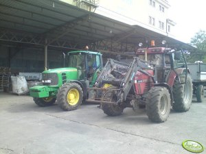 Case 5150 & John Deere 6930