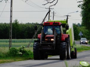 Case IH 5120 Maxxum + Claas Variant 180 Roto Cut