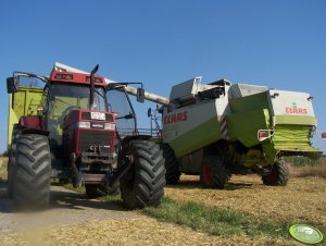 Case Maxxium 5150 i Claas Lexion 450