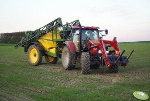 Case Maxxum 115 Multicontroller + LRZ 130 & John Deere 832