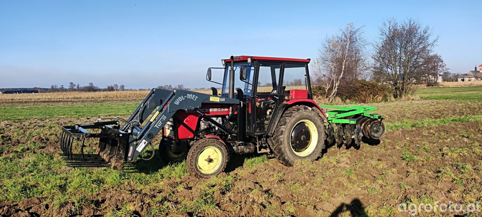 Foto Traktor Ursus C I Talerz Wka Bomet M Id Galeria