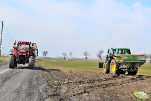 Case 5150 & John Deere 6420