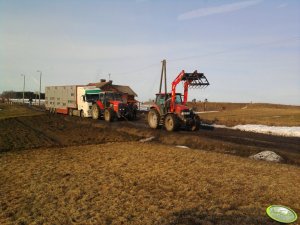 Case Maxxum 110 & Massey Ferguson 8140 & Volvo